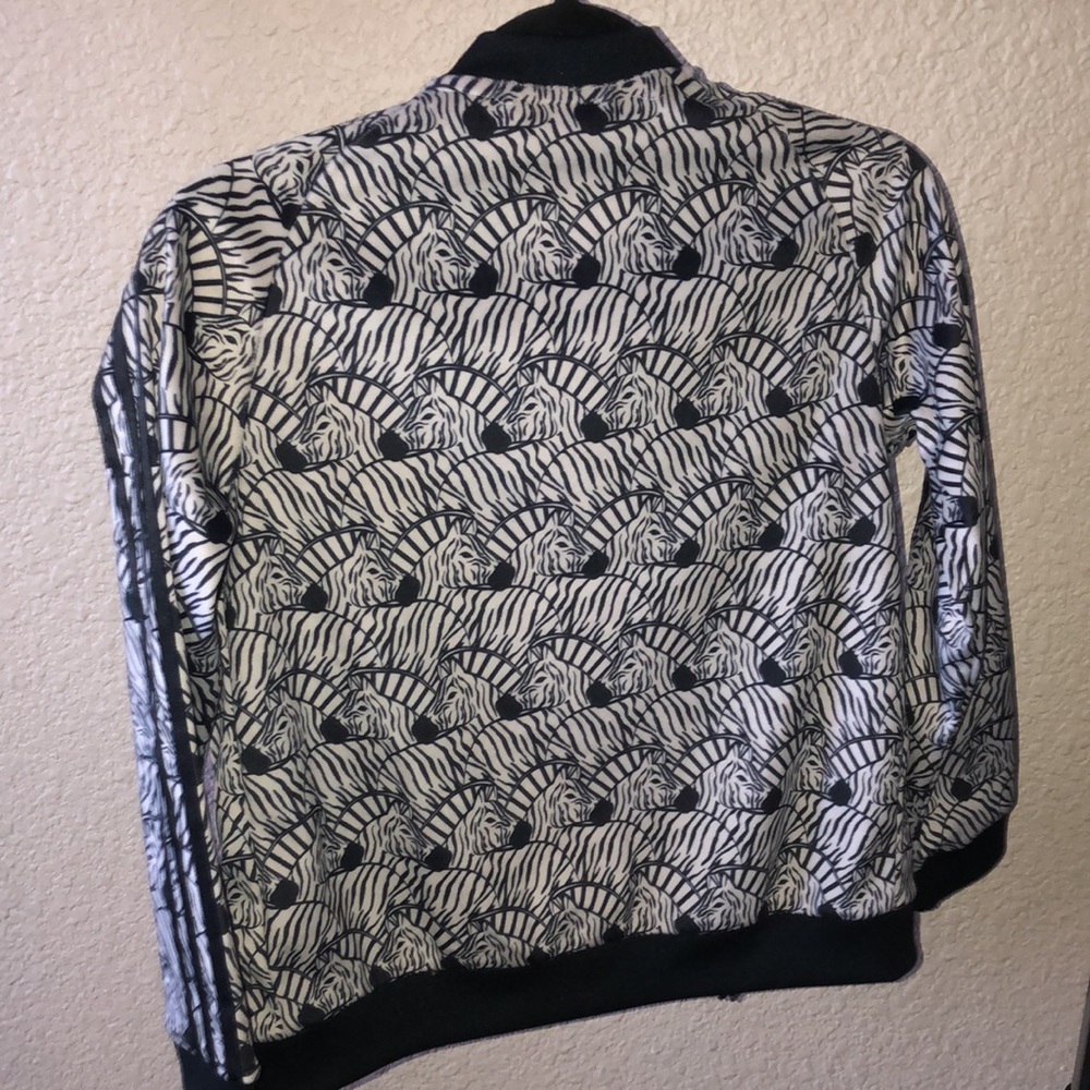 Adidas Zebra 🦓 Girls Jacket - Picture 8 of 16